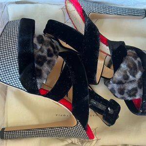 Charlotte Olympia Hounstooth Heels